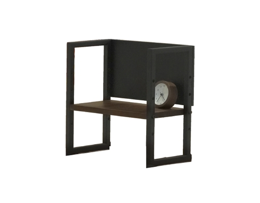 [Đặt Trước] Kệ Bàn Làm Việc Rubber 40x21x40cm Màu Nâu Đậm HÓME CÓORDY ảnh 1