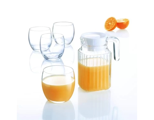 Bình Nước Thủy Tinh Quadro 0.5L Luminarc ảnh 3