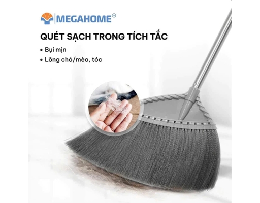 Chổi Quét Nhà Homebroom X3 Thân Cây Inox Megahome ảnh 9