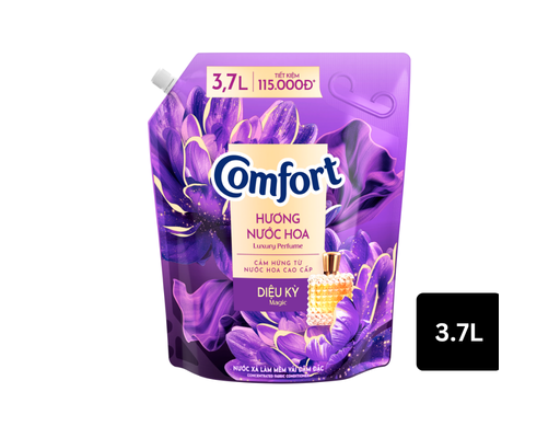 Nước Xả Vải Giữ Màu Hương Nước Hoa Thiên Nhiên Diệu Kỳ 3.7L Comfort ảnh 0