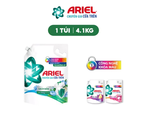 Nước Giặt Cửa Trên Sạch Sâu Hương Nắng Sớm 4.1kg Ariel ảnh 2