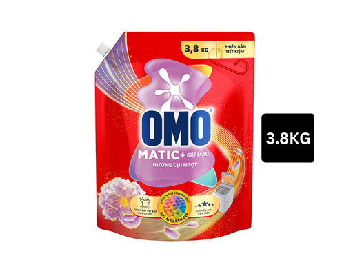Nước Giặt Matic Chuyên Gia Cửa Trên Giữ Màu Hương Dịu Ngọt 3.8kg OMO ảnh 0