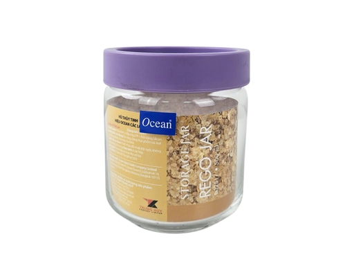 Hũ Thủy Tinh Nắp Nhựa 500ml Ocean ảnh 0