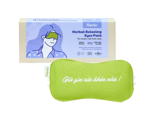 Túi Chườm Thảo Dược Mắt Quay Vi Sóng HAPAKU ảnh 3