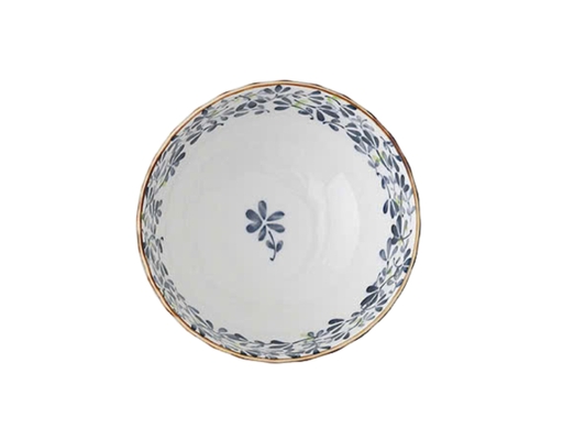 Chén Sứ Hoa 4.5 Inch 0985 Màu Xanh Dương Tuyết Mai ảnh 0