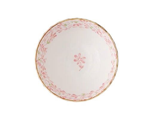 Chén Sứ Hoa 4.5 Inch 0987 Màu Hồng Tuyết Mai ảnh 0