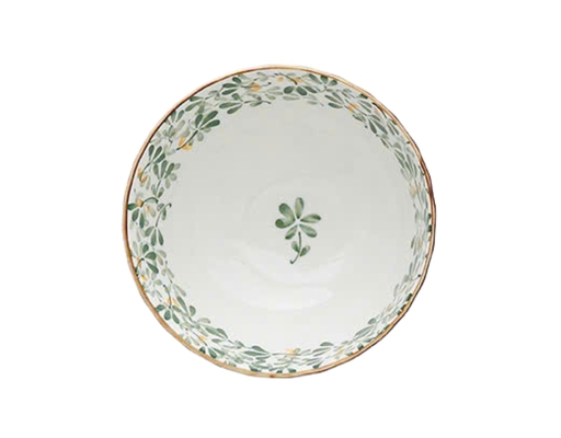 Chén Sứ Hoa 4.5 Inch 0988 Màu Xanh Lá Cây Tuyết Mai ảnh 0
