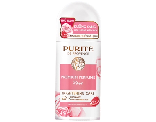 Lăn Khử Mùi Dưỡng Sáng Hương Hoa Hồng 50ml Purite ảnh 4