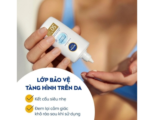 Sữa Chống Nắng Mỏng Nhẹ Invisible SPF50+ PA++++ 40ml NIVEA ảnh 4