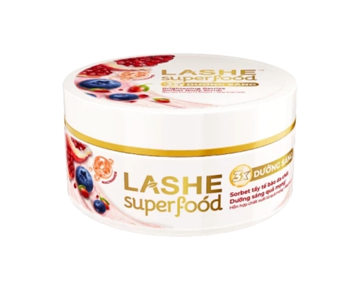 Tẩy Tế Bào Chết Dưỡng Sáng Hương Quả Mọng 220g LASHE Superfood ảnh 0