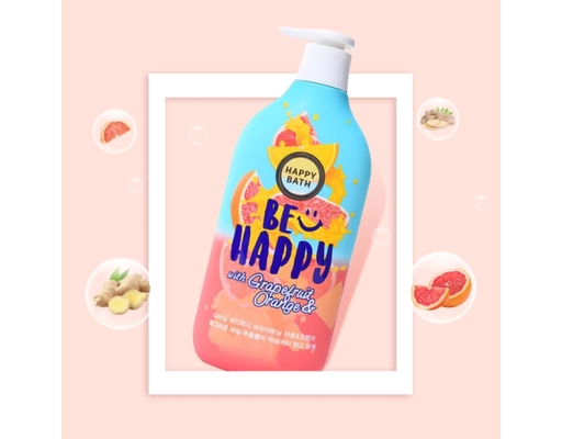 Sữa Tắm Hương Bưởi Và Cam Grapefruit & Orange 900g Happy Bath ảnh 1
