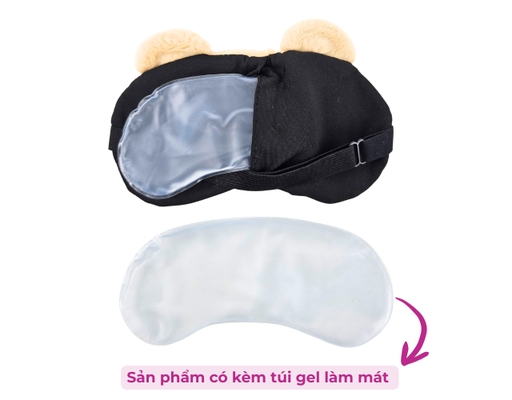 Bịt Mắt Ngủ 3D Hình Gấu Dễ Thương Sportslink ảnh 2