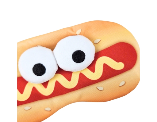 Bịt Mắt Ngủ 3D Hình Bánh Hamburger Mắt Lồi Sportslink ảnh 2