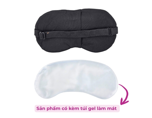 Bịt Mắt Ngủ 3D Hình Bánh Hamburger Mắt Lồi Sportslink ảnh 3