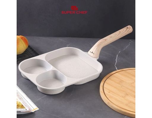 Chảo Breakfast 3 Ngăn SC_F1923 Super Chef ảnh 4