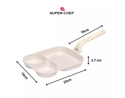 Chảo Breakfast 3 Ngăn SC_F1923 Super Chef ảnh 7