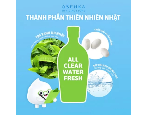 Nước Tẩy Trang Giảm Bóng Nhờn Micellar Fresh 400ml SENKA ảnh 3