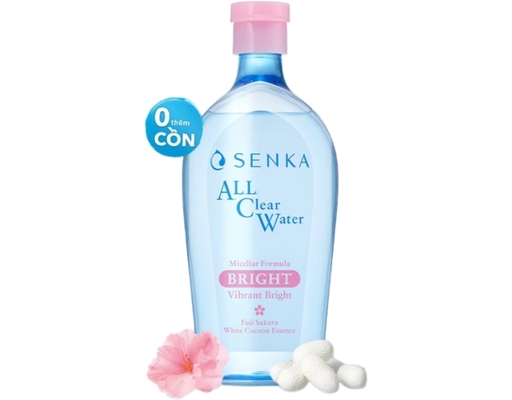 Nước Tẩy Trang Dưỡng Sáng Cấp Ẩm Micellar Bright 400ml SENKA ảnh 1
