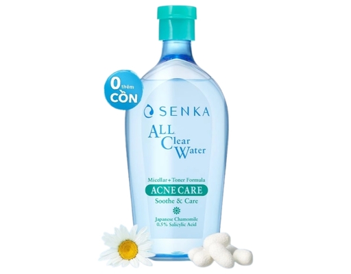 Nước Tẩy Trang Giúp Giảm Mụn Micellar Ance Care 400ml SENKA ảnh 1