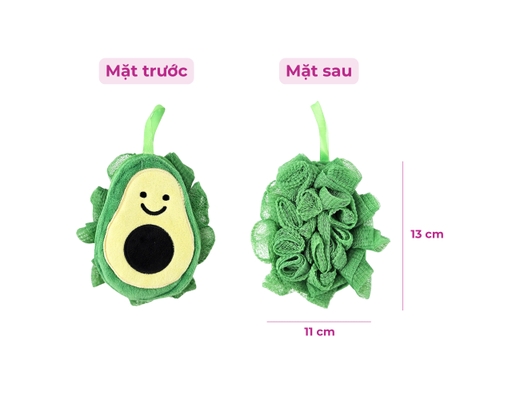 Bông Tắm Trái Cây 3D02 Tuyết Mai ảnh 1