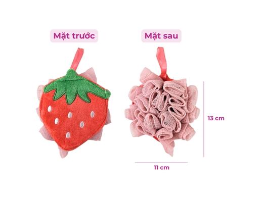 Bông Tắm Trái Cây 3D02 Tuyết Mai ảnh 2