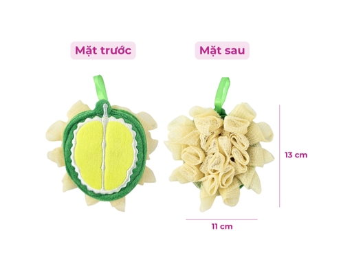 Bông Tắm Trái Cây 3D02 Tuyết Mai ảnh 3