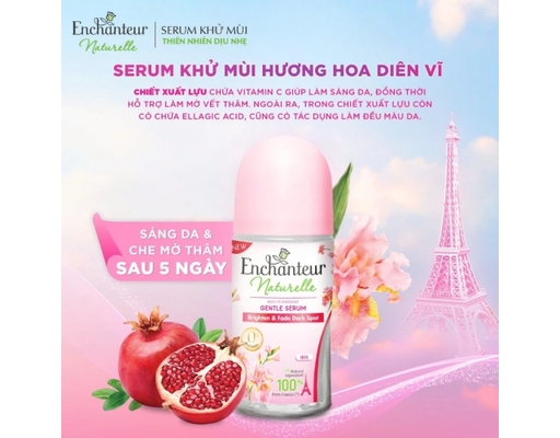 Lăn Khử Mùi Hương Hoa Diên Vỹ Iris 50ml Enchanteur ảnh 1