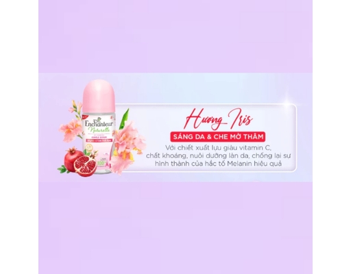 Lăn Khử Mùi Hương Hoa Diên Vỹ Iris 50ml Enchanteur ảnh 2