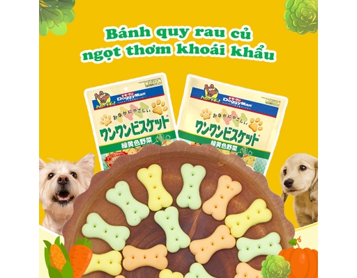 Bánh Quy Rau Củ Cho Chó Size Lớn 450g Doggyman ảnh 3