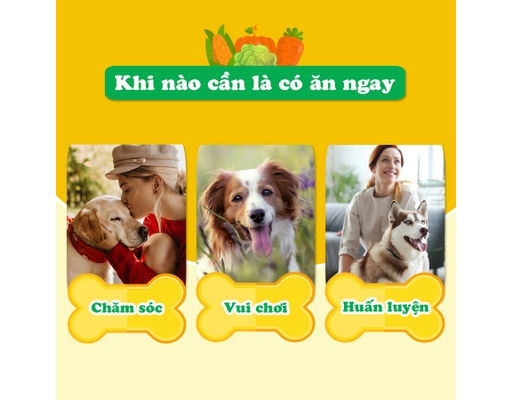 Bánh Quy Rau Củ Cho Chó Size Lớn 450g Doggyman ảnh 6