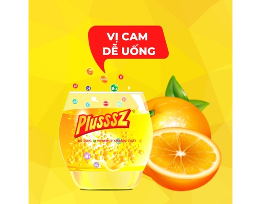 Viên Sủi Vitamin Tổng Hợp Hỗ Trợ Miễn Dịch Vị Cam Không Đường Max Multivitamin - 20 Viên Sủi Plusssz ảnh 7
