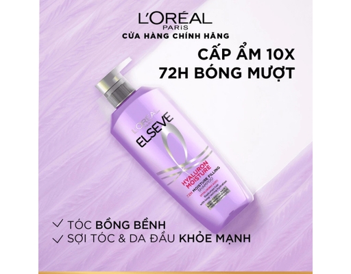 Dầu Gội Hyaluron Moisture Dưỡng Ẩm 620ml L'Oreal ảnh 2