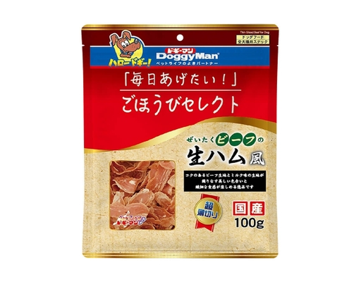 Giăm Bông Sấy Bò Cho Chó 100g Doggyman ảnh 0