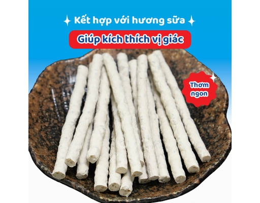 Que Dai Da Bò Hương Sữa Cho Chó 120g Doggyman ảnh 4