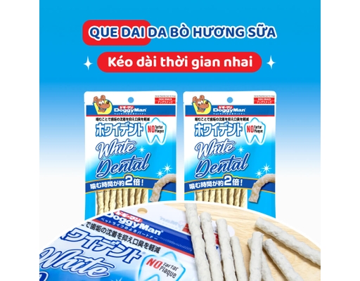 Que Dai Da Bò Thơm Miệng Cho Chó 120g Doggyman ảnh 3