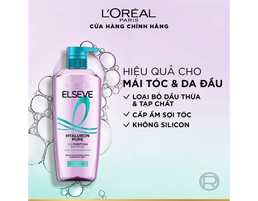 Dầu Gội Hyaluron Pure Bồng Bềnh 400ml L'Oreal ảnh 5