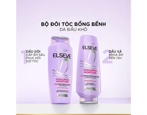 Dầu Gội Hyaluron Moisture Dưỡng Ẩm 400ml L'Oreal ảnh 5