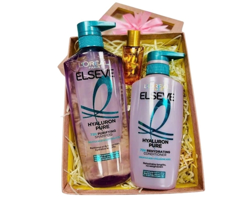 Hộp Quà/Túi Quà Gội Xả L'Oreal Hyaluron Pure Bồng Bềnh L'Oreal ảnh 0