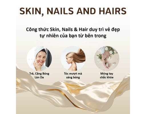 Thực Phẩm Bảo Vệ Sức Khỏe Viên Uống Chăm Sóc Da, Móng Và Tóc Skin, Nails&Hair Advanced MSM 60 Viên Solgar ảnh 4