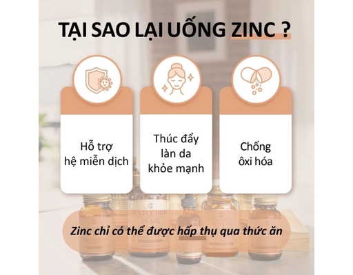 Thực Phẩm Bảo Vệ Sức Khỏe Viên Uống Bổ Sung Kẽm Citrate Zinc Citrate 30mg 100 Viên Solgar ảnh 3