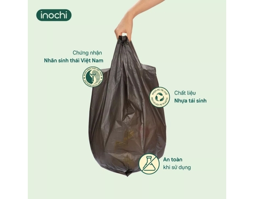 Túi Rác Đen Tiện Dụng Inochi Mori-Soji 50L Size L
