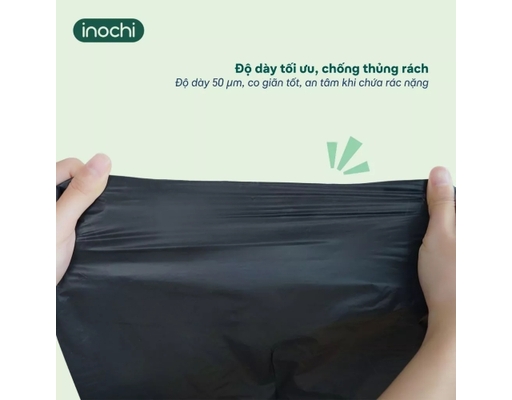 Túi Rác Đen Tiện Dụng Inochi Mori-Soji 50L Size L