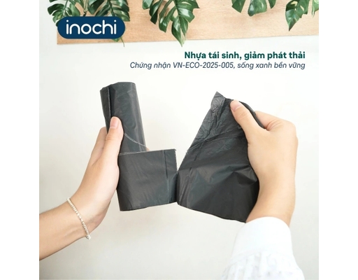 Lô Túi Rác Màu Tiện Dụng Mori-Soji 4 Cuộn Size S 10L Inochi ảnh 4