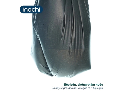 Lô Túi Rác Màu Tiện Dụng Inochi Mori-Soji 4 Cuộn Size S 10L