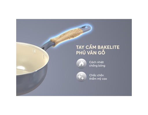 Chảo Sâu Phủ Sứ Đáy Từ Healthy SDP28M 28cm Sunhouse ảnh 5