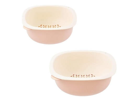 Bộ 2 Thau Rổ 25cm Và 28cm Inochi ảnh 1