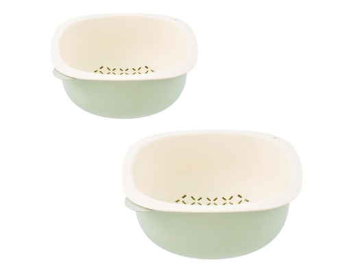 Bộ 2 Thau Rổ 25cm Và 28cm Inochi ảnh 2