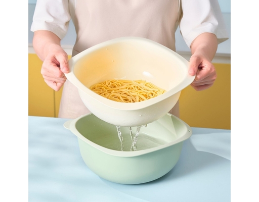 Bộ 2 Thau Rổ 25cm Và 28cm Inochi ảnh 7