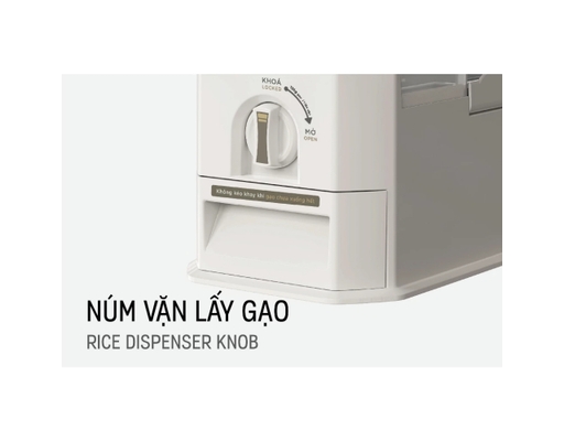 Thùng Gạo Clear 10kg Màu Trắng/Xám Duy Tân ảnh 9