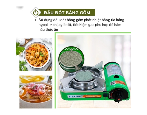 Bếp Gas Mini NH-P2771PS Đầu Đốt Gốm Namilux ảnh 2